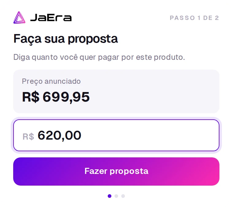 Cartão da JaEra em Faça sua proposta